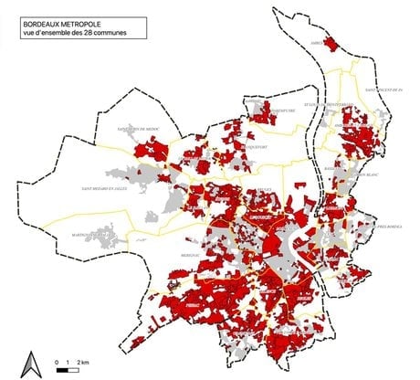 carte communes construction bordeaux métropole