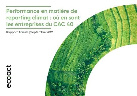 EcoACT, COUV, rapport, CAC 40, performance, reporting climat,