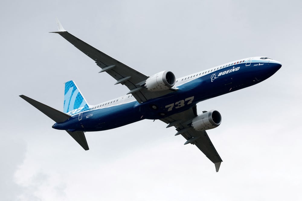 Un boeing 737 max-10