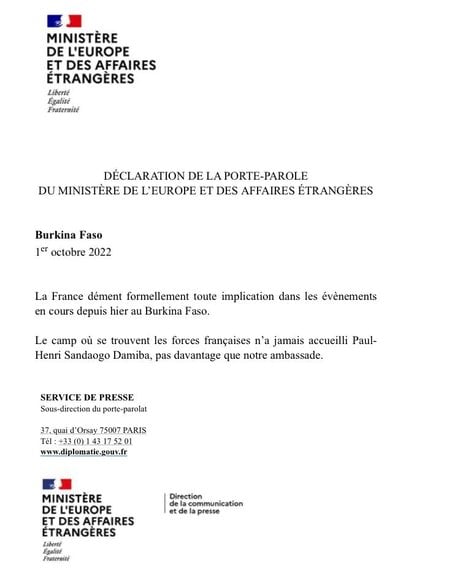 CP france burkina