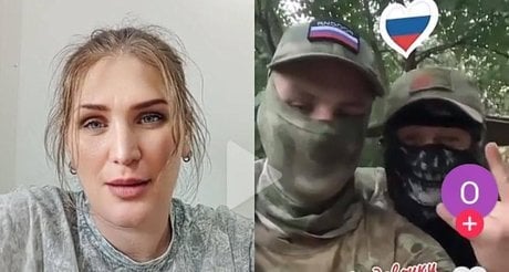Le profil d'Oksana ainsi que ses publications pro-russe ont rapidement émergés.