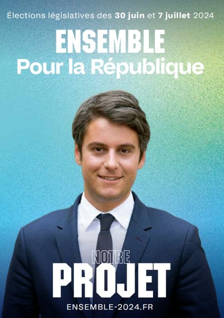 Tract de campagne Ensemble (majo présidentielle)