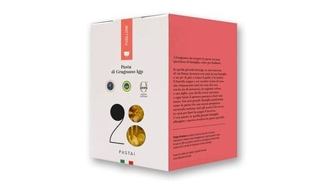 Pâtes 28 Pastai. 4,50 euros le paquet de 500 grammes.