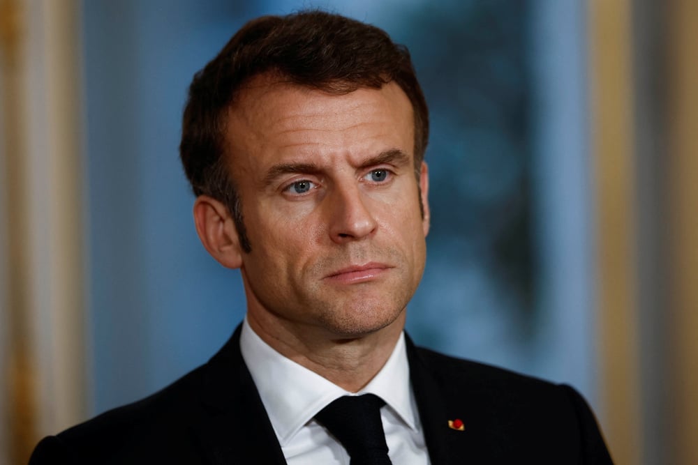 Photo d'archives du president francais, emmanuel macron