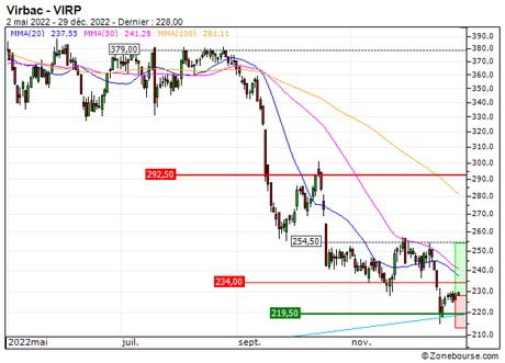 Virbac : Une reprise à anticiper (6R04S)