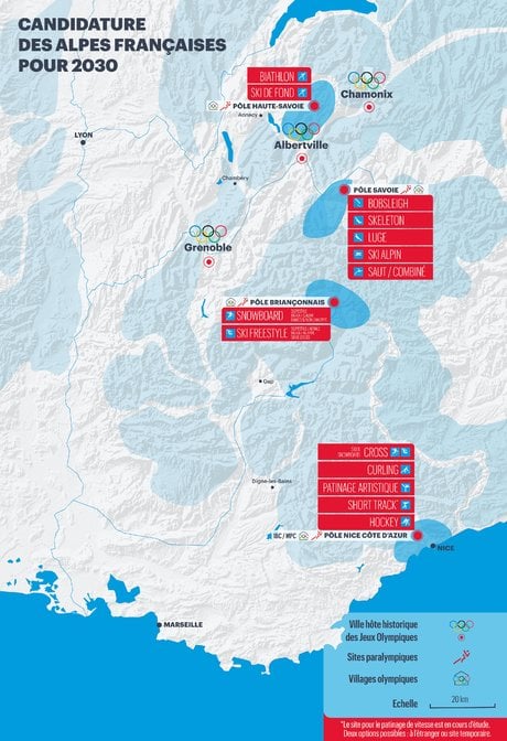 Carte JO 2030