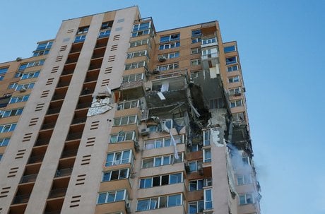 Ukraine, pilonnage de Kiev, missiles, Russie