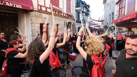 Saint Jean de Luz le 23 juin 2018 pour les fêtes de la Saint-Jean.
