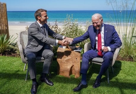 macron biden g7