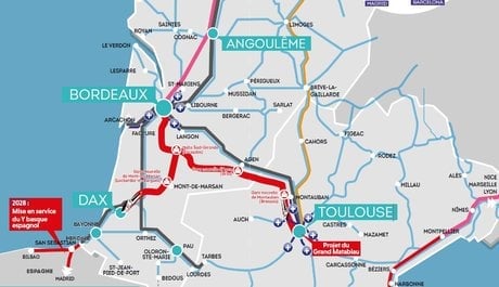 GPSO Bordeaux Toulouse Dax LGV