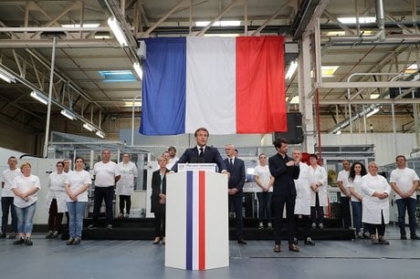 Emmanuel Macron Usine Valéo