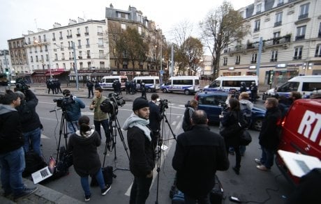 Journalistes présents à Saint-Denis pendant l'assaut des forces de l'ordre le 18 novembre