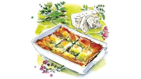 Découvrez la recette de la spanakopita de Fragiskos Dandoulakis.