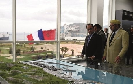 maroc roi mohammed VI francois hollande tanger