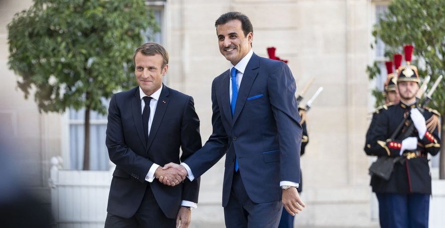 Qatar Macron Cheikh Tamim ben Hamad Al Thani