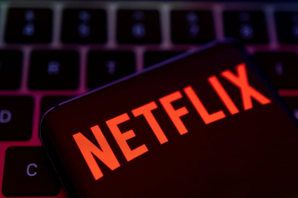 Photo d'illustration du logo de netflix