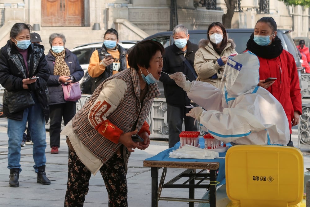 Un controle covid-19, a wuhan