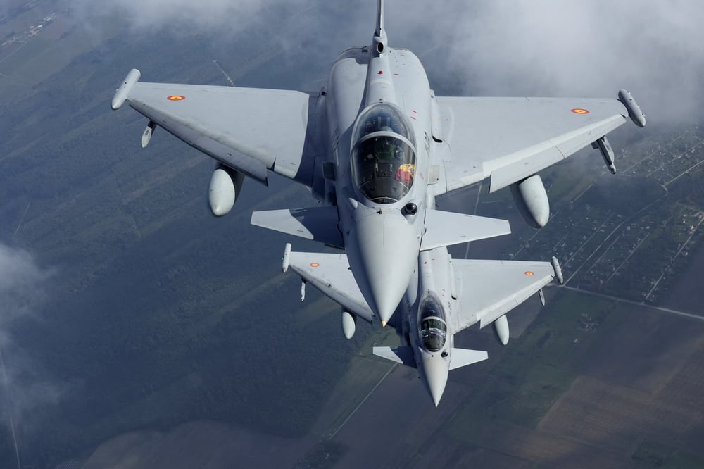 Des avions de combat eurofighter