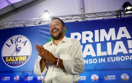 Matteo Salvini, Ligue, Italie,