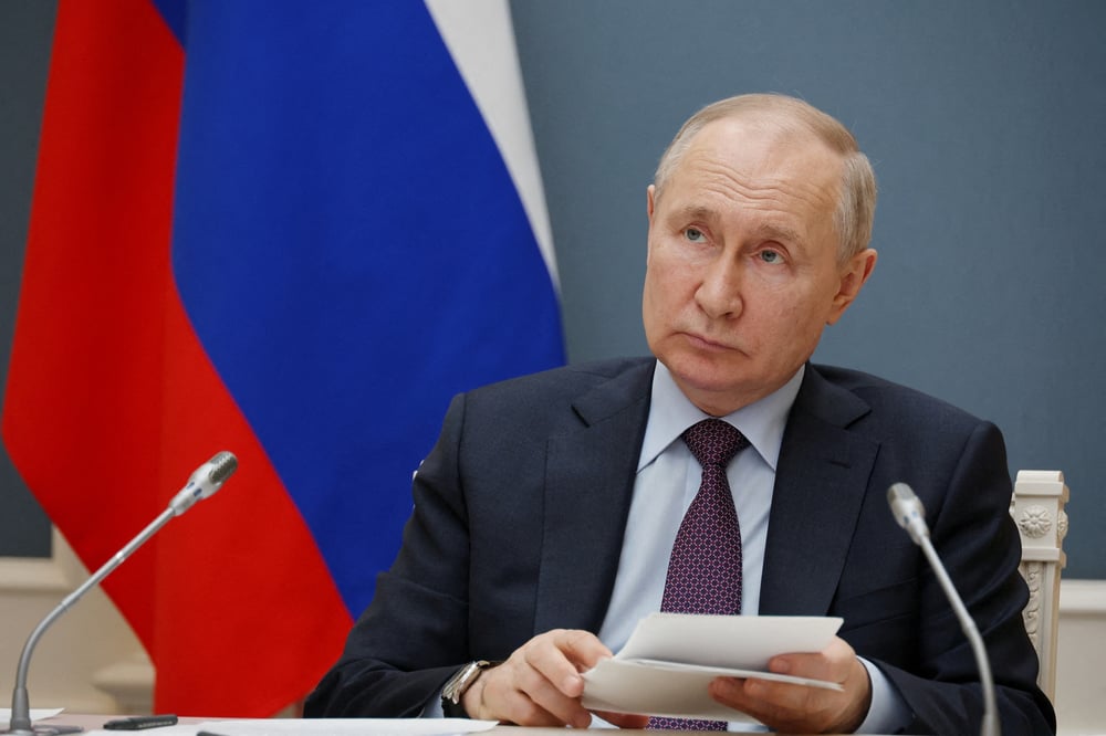 Le president russe vladimir poutine