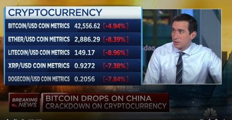 Crypto, Chine, CNBC