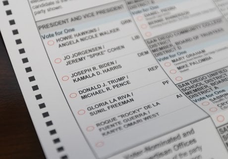 Bulletin de vote américain