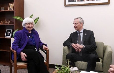 G7 Bruno Le Maire Janet Yellen
