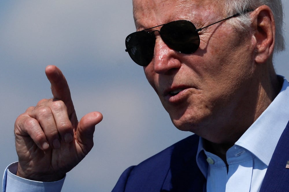 Covid-19: les symptomes de joe biden ont presque entierement disparu