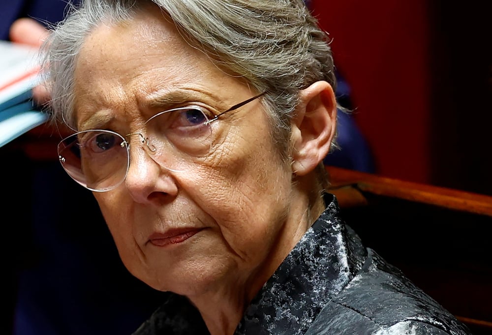 La premiere ministre elisabeth borne a l'assemblee nationale