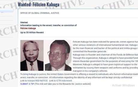 kabuga felicien DOS