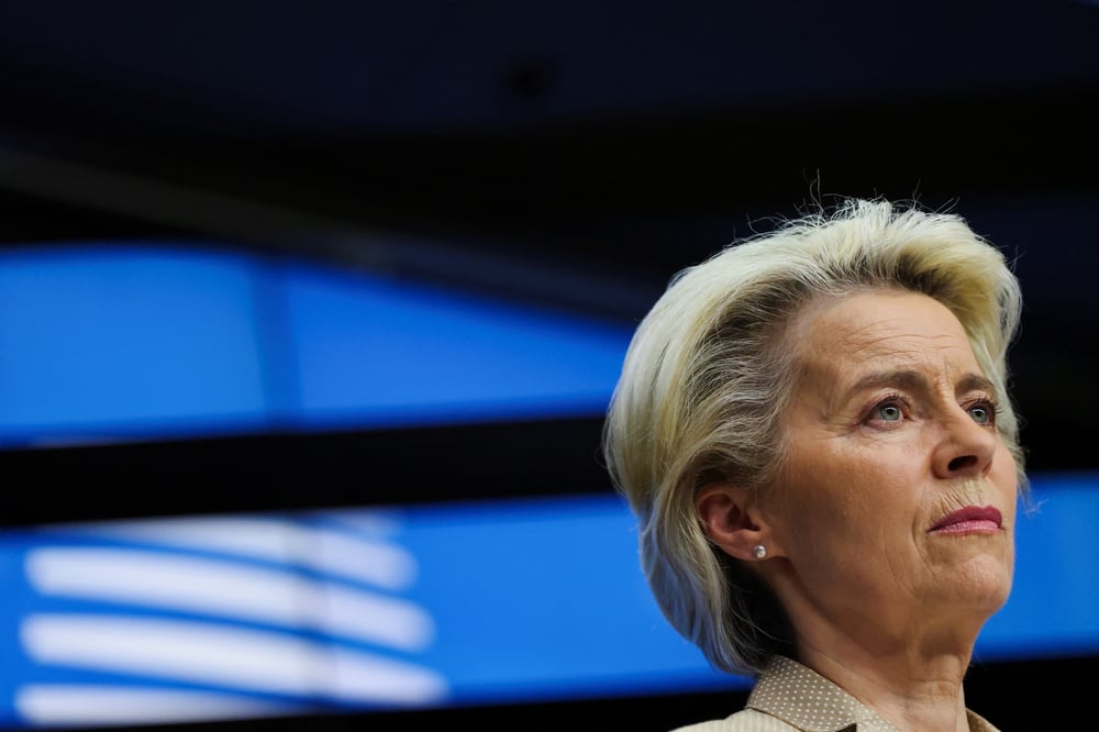 Von der leyen annonce le deblocage des fonds europeens destines aux palestiniens
