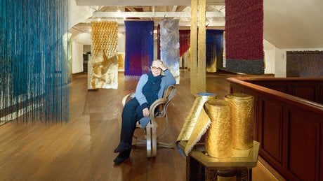 Portrait de Olga de Amaral. Casa Amaral, Bogotá, Colombia, 2013.