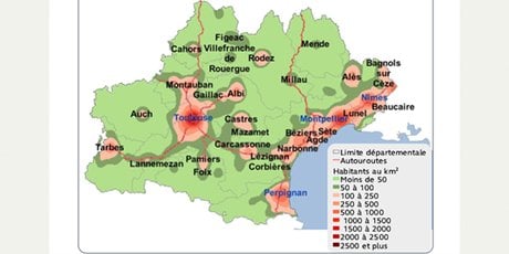 26 villes moyennes en Occitanie
