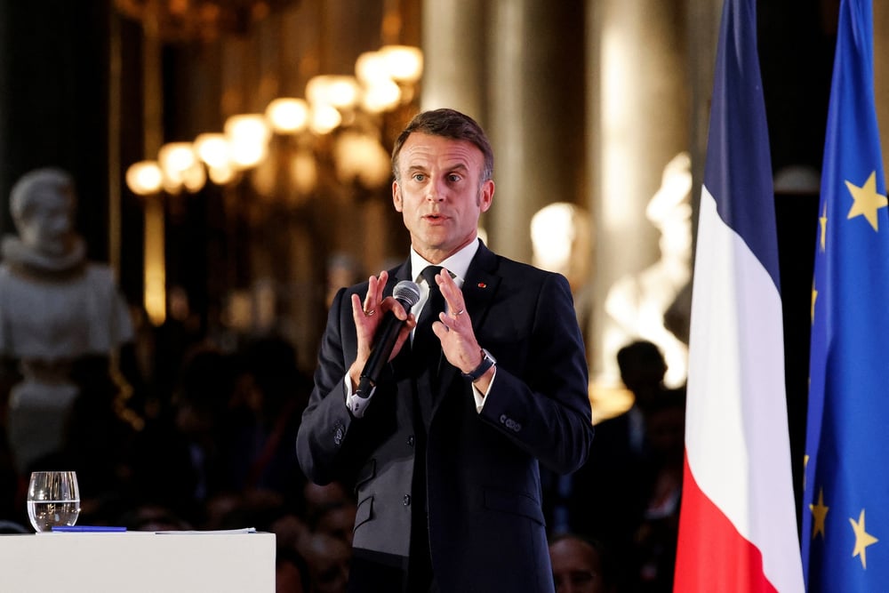 Photo du president francais, emmanuel macron