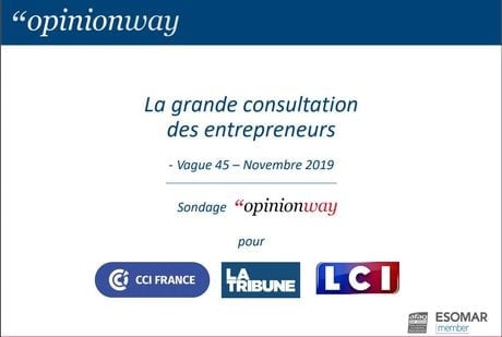 COUV Sondage nov.2019 Gde consult entrepreneurs-v45-OpinionWay-pour CCIFrance-LaTribune-LCI