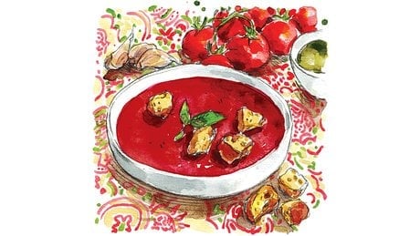 Découvrez la recette du gaspacho andalou.