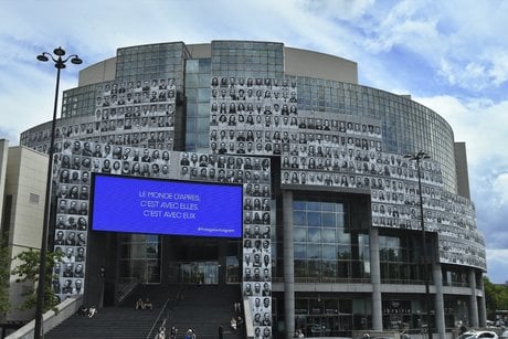 Opéra Bastille, écran géant,