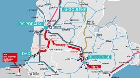GPSO Bordeaux Toulouse Dax LGV