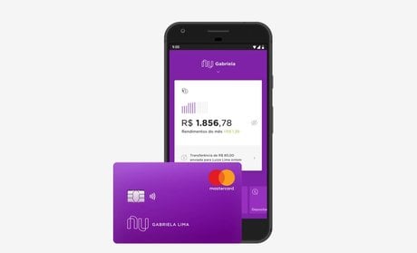 Nubank Fintech néobanque appli carte Brésil