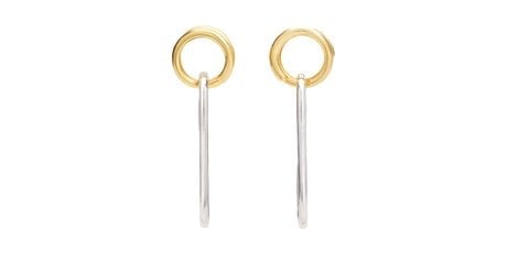Boucles d’oreilles Holy Union, Courrèges, 350 euros.