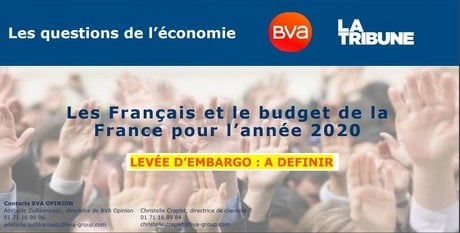 Couv Sondage BVA/LT Budget 2020