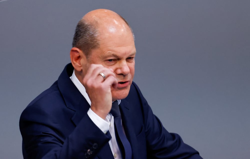 L'allemagne va envoyer un systeme de defense antiaerienne iris-t a l'ukraine, dit scholz