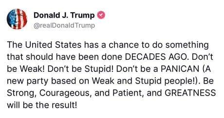 Trump capture d'écran