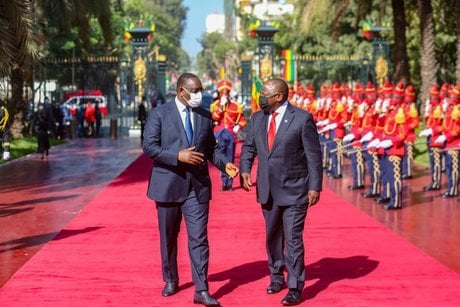 macky sall ramaphosa senegal afrique du sud