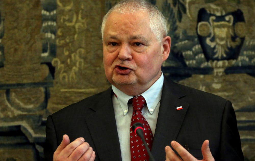 le gouverneur de la banque centrale de Pologne Adam Glapinski
