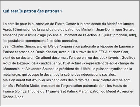Encadré Medef