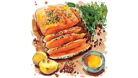 Découvrez la recette du saumon gravlax.