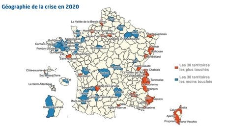 carte crise France Stratégie