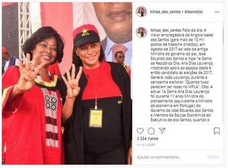Tchize post Insta