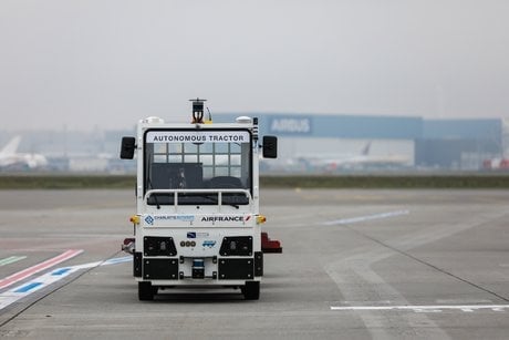tracteur a bagages autonome